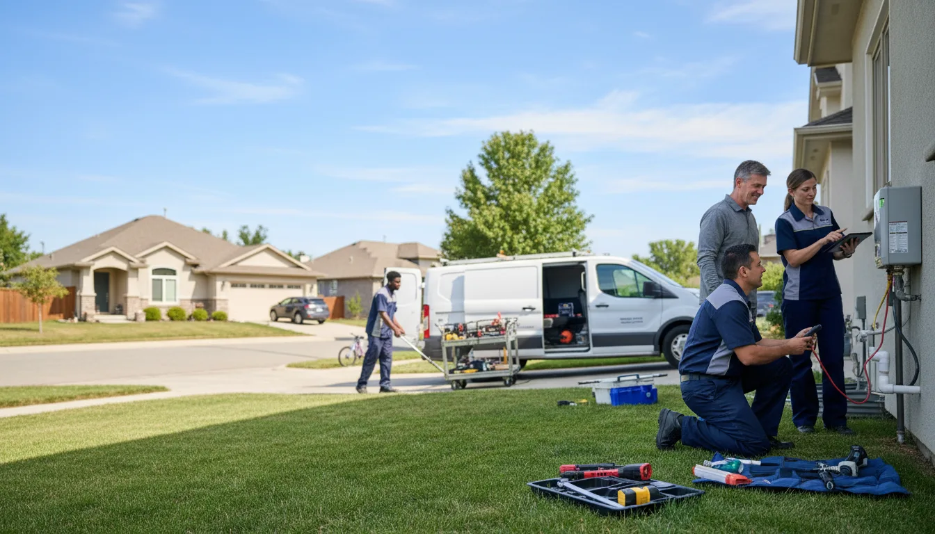 Tankless water heater service in Bayport, MN